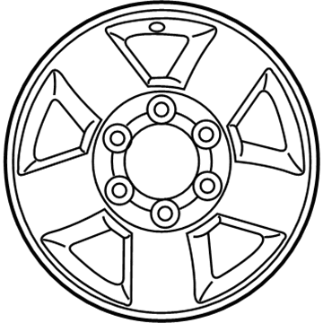 Toyota 42611-35500 Wheel, Alloy