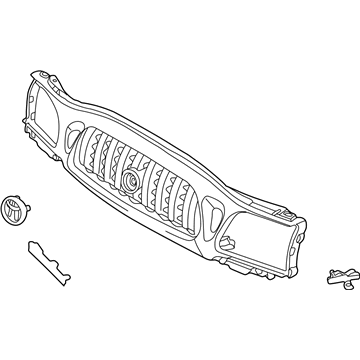 Toyota 53100-04240 Radiator Grille Assembly