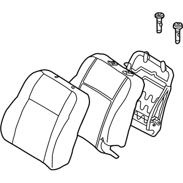 Toyota 71040-02130-E0 Seat Back Assembly, Front