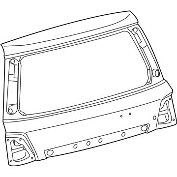 Toyota 67005-60J51 Panel Sub-Assembly, Back