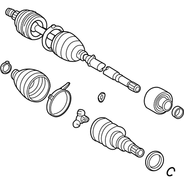 Scion 43420-52250 Axle Assembly