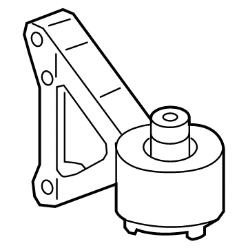 Toyota 52380-42140 Support, Rear Differential, Driver Side