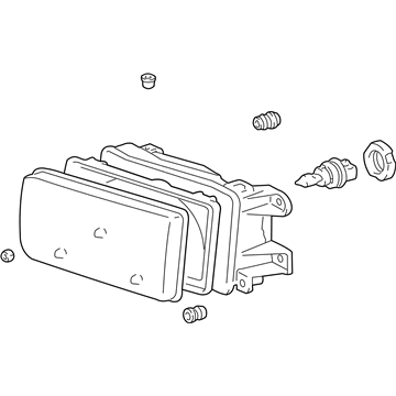 Toyota 81150-35211 Driver Side Headlight Assembly Composite