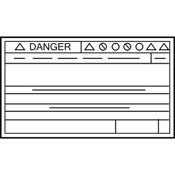 Toyota G9288-47080 Battery Label