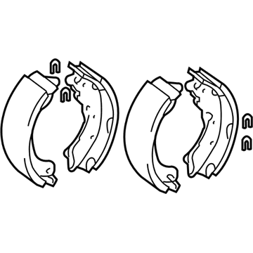 Toyota 04495-04010 Brake Shoes