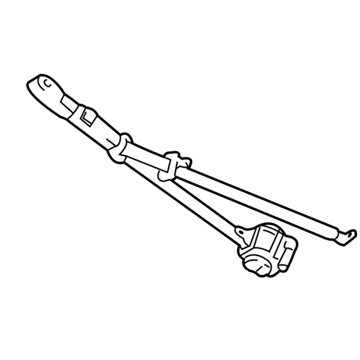 Toyota 73210-0C011-E2 Retractor Assembly