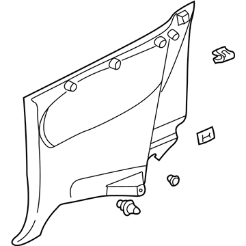 Toyota 62510-06011-A0 Lower Quarter Trim