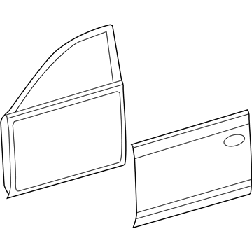 Toyota 67001-06170 Panel Sub-Assembly, Front D