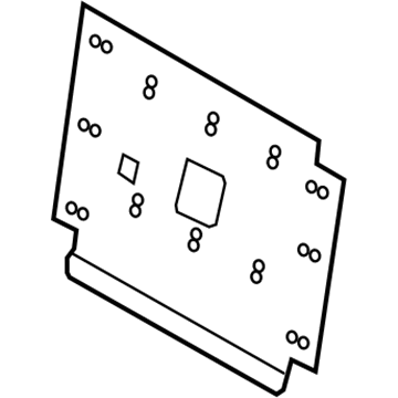 Toyota 71702-0C080-B0 Board Sub-Assembly, Rear Seat