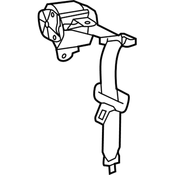 Toyota 73510-0E011-A0 Center Belt Assembly