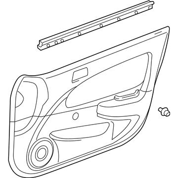 Toyota 67610-02580-E0 Board Sub-Assy, Front Door Trim, RH