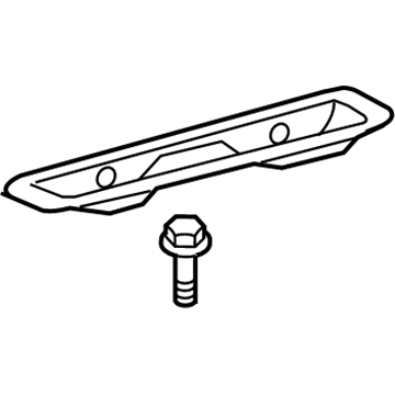 Toyota 61514-60030-E0 Anchor Plate, Fawn, Rear