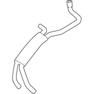 2018 Toyota Corolla Coolant Reservoir Hose - 16260-37170