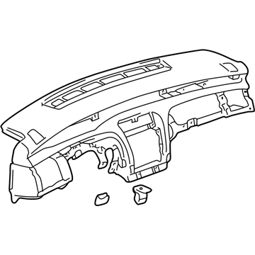 Toyota 55401-AC020-E0 Pad Sub-Assembly, Instrument