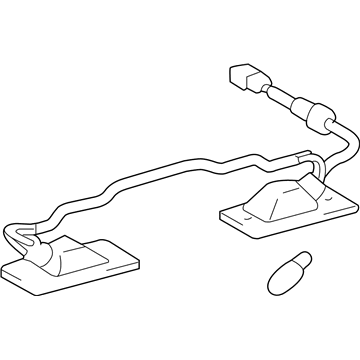 Toyota 81270-48011 License Lamp