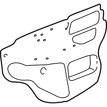 Toyota 67831-02130 Water Shield