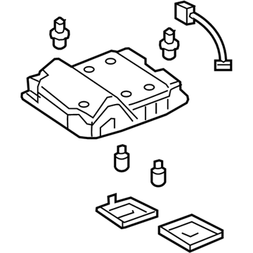 Toyota 81260-12270-B0 Lamp Assembly, Map