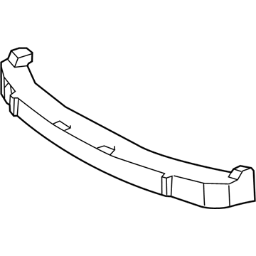 Toyota 52611-52180 ABSORBER, Front Bumper