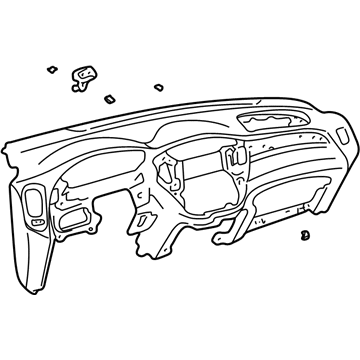 Toyota 55301-48020-B2 Instrument Panel, Saddle Gray