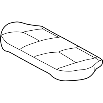 Toyota 71075-02120-B0 Cover, Rear