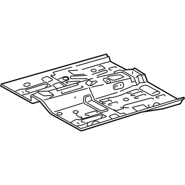 Toyota 58111-52916 Pan, Front Floor