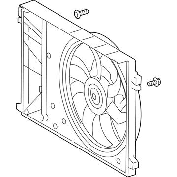 2021 Toyota RAV4 Cooling Fan Assembly - 16360-31500