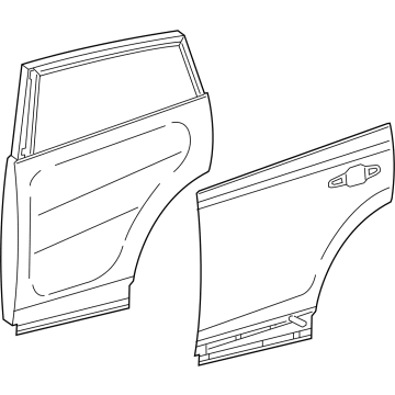 Toyota 67003-0A040 Door Shell