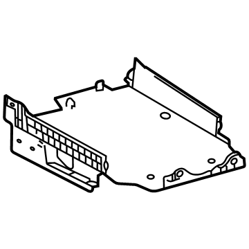 Toyota 55434-08060-B0 Console Base, Gray, Center