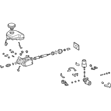 Toyota 47050-35010 Brake Booster Assy, W/Master Cylinder