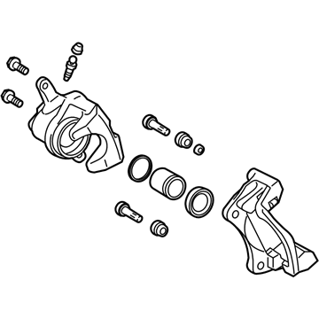 Toyota 47830-0E070 Caliper Assembly