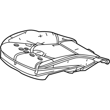 Toyota 71511-0E190 Seat Cushion Pad