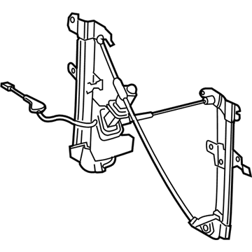 Toyota 69850-0C030 Regulator Sub-Assy, Back Door Power Window