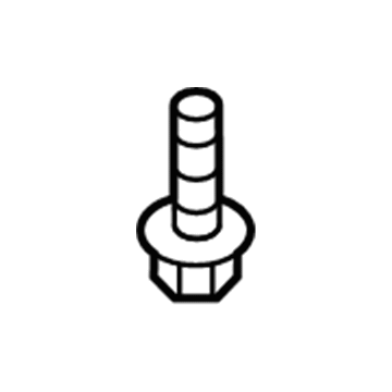 Toyota 90159-A0008 Bumper Cover Screw