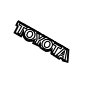 Toyota 75474-0C010 Rear Body Name Plate, No.4