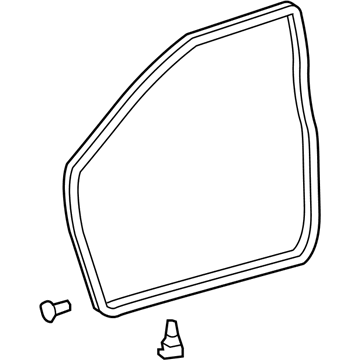 Toyota 67861-0T012 WEATHERSTRIP, Front Door