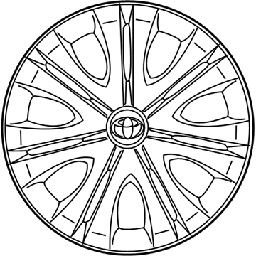 Toyota 42621-02130 Wheel Cover