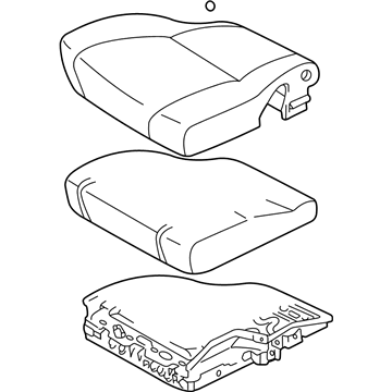 Toyota 71410-42110-B4 Cushion Assembly