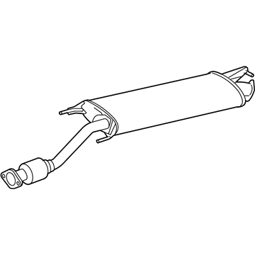 2009 Toyota RAV4 Exhaust Pipe - 17404-0P022