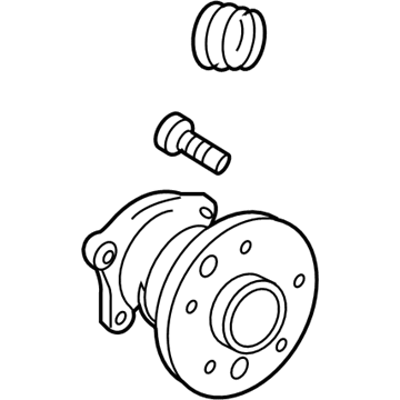 Toyota 42450-0E040 Rear Axle Bearing And Hub Assembly, Right