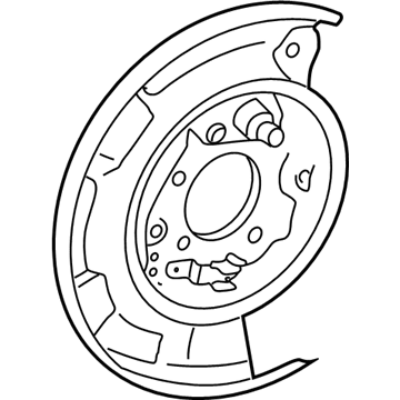 Toyota 46503-20010 Plate Sub-Assy, Parking Brake, RH