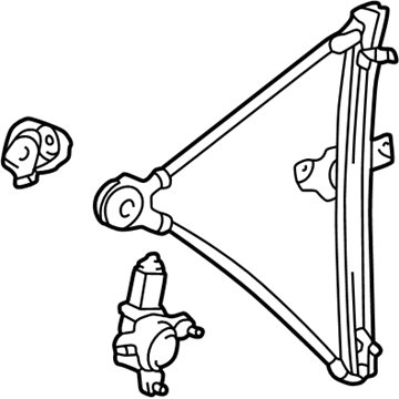 Toyota 69810-42013 Window Regulator