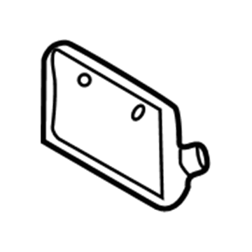 Toyota 75111-33020 License Bracket