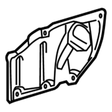 Toyota 51444-12050 Splash Shield