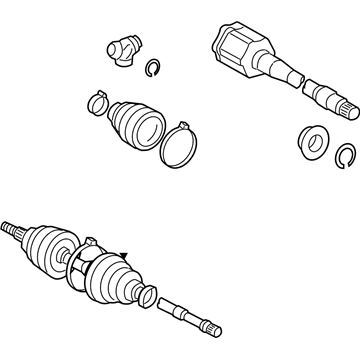 Toyota 43410-08131 Axle Assembly