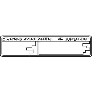 Toyota 74544-0C170 Caution Label