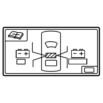 Toyota G9288-0R010 Battery Label