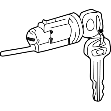 Toyota 69057-02140 Cylinder & Keys