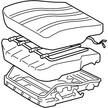 Toyota 71410-AC150-A3 Cushion Assembly