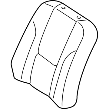 Toyota 71073-AC131-A3 Front Seat Back Cover, Right(For Separate Type)