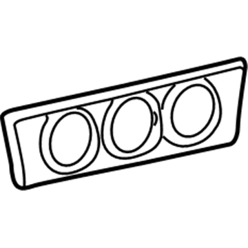 Toyota 81942-02201 Center Bezel Upper Plate